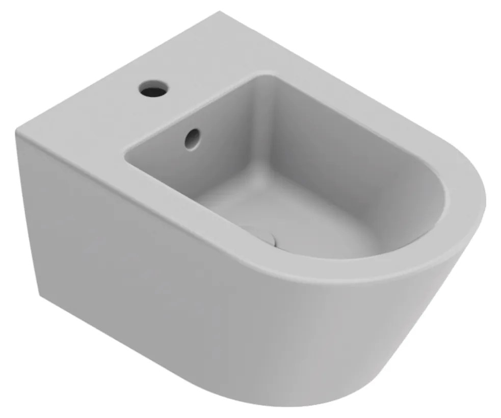 Bidet Sospeso Ceramica Catalano "Zero 55" Cemento Satinato