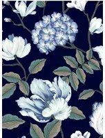 Coordonne Carta da parati Morning Garden - Navy