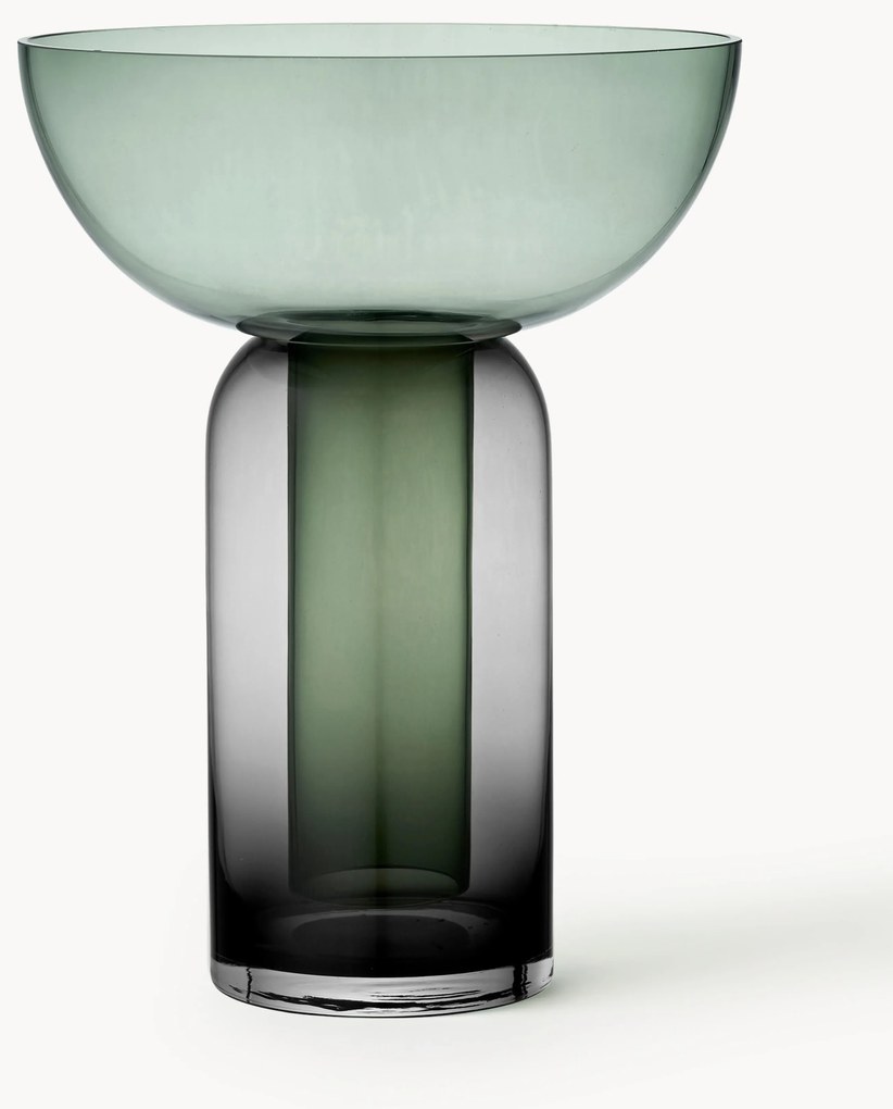 Vaso in vetro soffiato Torus, alt. 33 cm