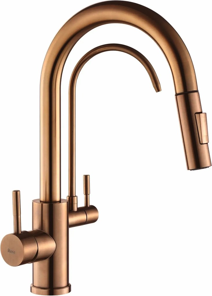 Rubinetto da cucina Rea Eco Fresh Brush Copper