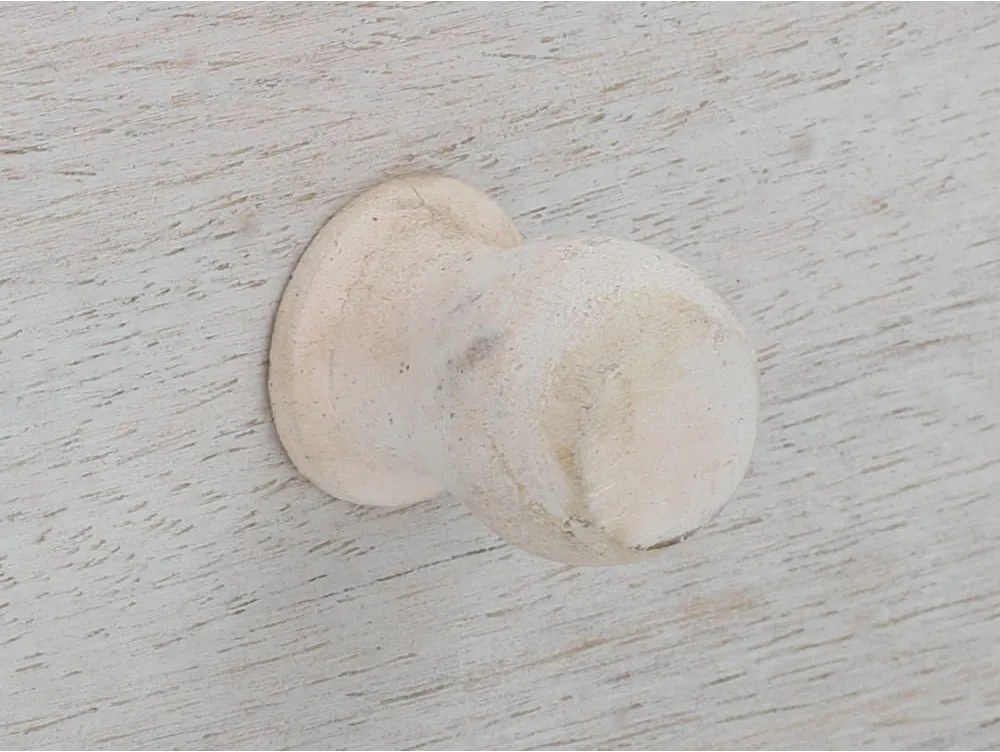 Armadio in legno di mango bianco 100x175 cm Rana - Støraa