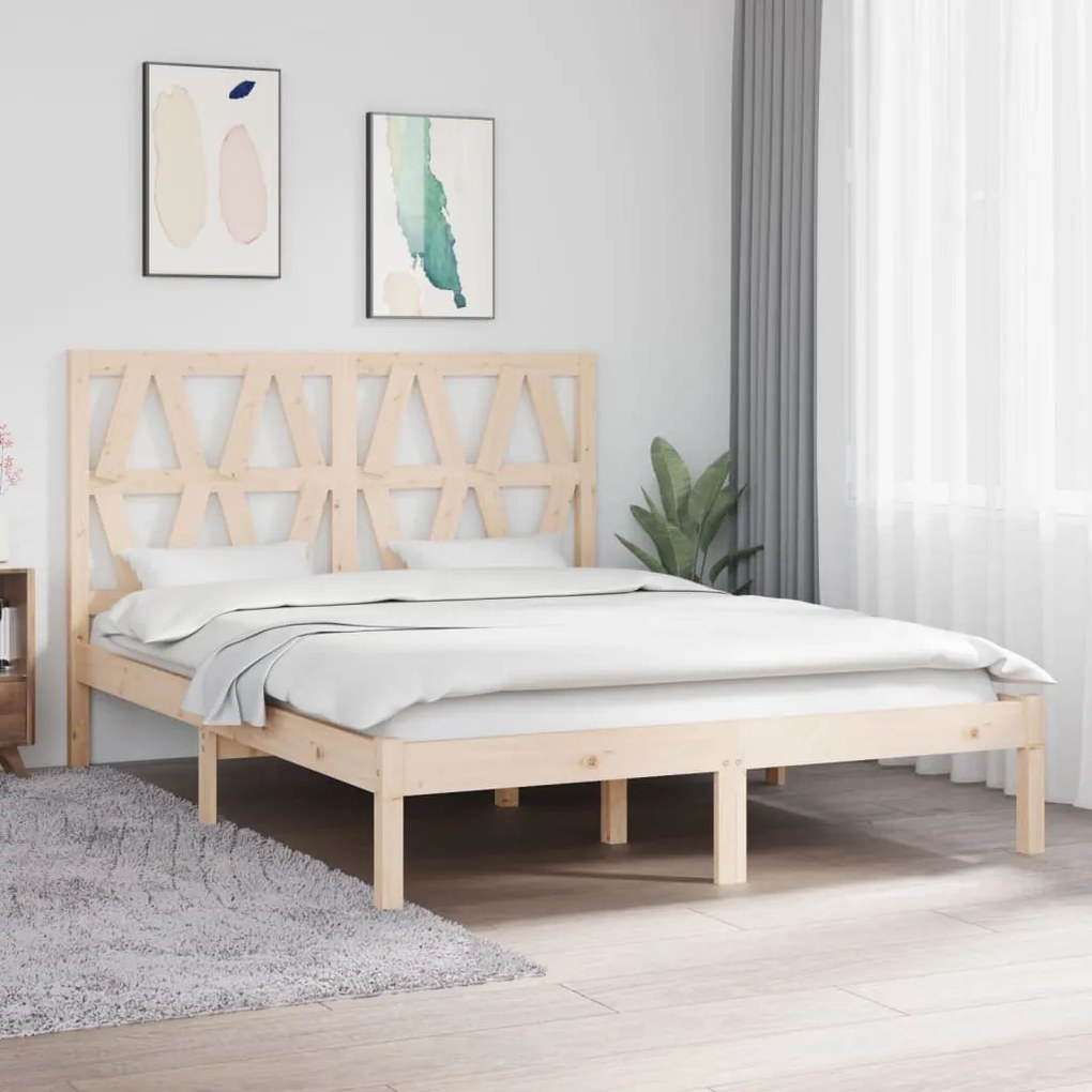 Giroletto İn Legno Massello 135x190 Cm Small Double /