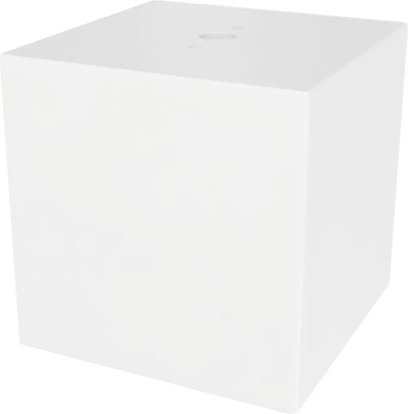 Plafoniera Quadrata 70x70mm h70mm GU10 in Gesso Pitturabile