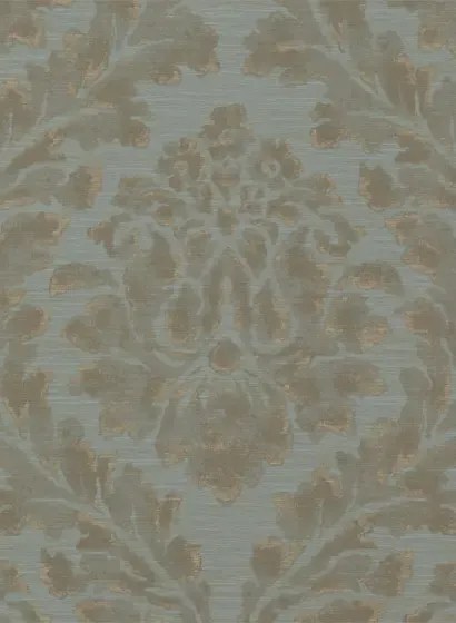 Colefax & Fowler Carta da parati Larkhall - Teal