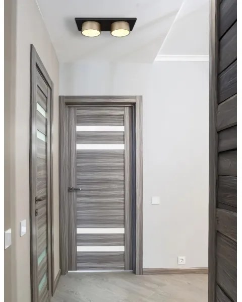 Globo 56964-2 - Plafoniera LED RAYMOND LED/24W/230V 3000K 46x20 cm ottone