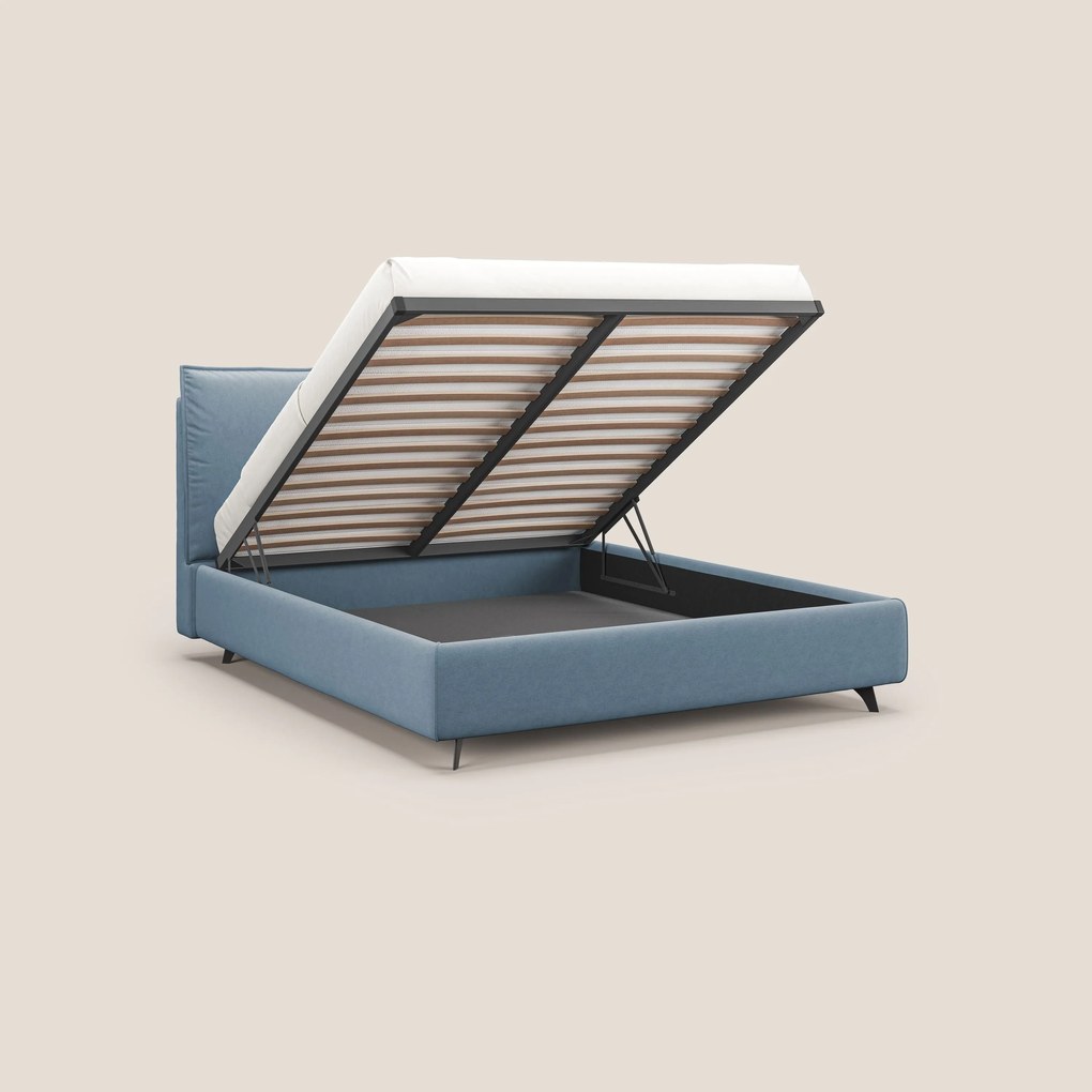 Nives letto imbottito contenitore sfoderabile in microfibra velluto impermeabile T09 carta da zucchero