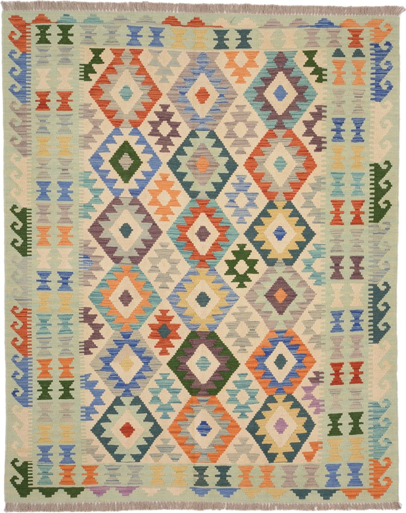Kilim Tappeto orientale 160 x 190 (Afghanistan) Tessuto A Mano