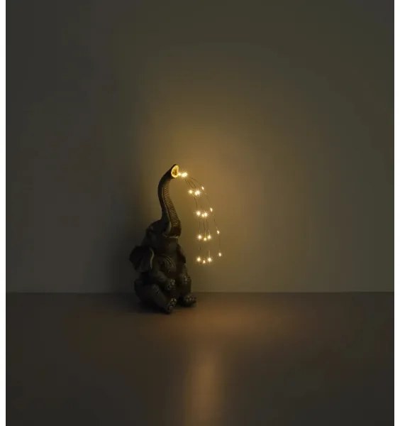 Globo 33884 - Decorazione solare a LED 20xLED/0,02W/3V IP44 elefante