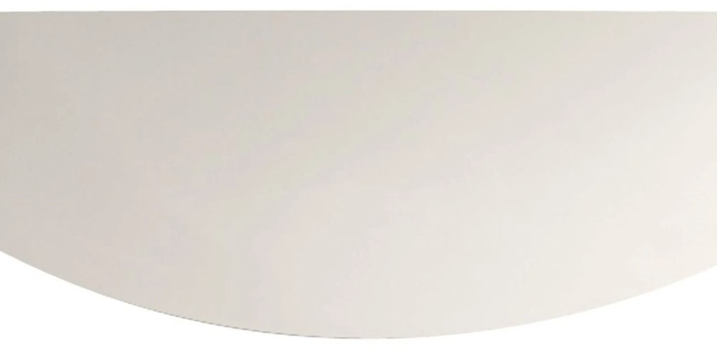 Applique Contemporanea Malta Porcellana - Ceramica Bianco 1 Luce E27