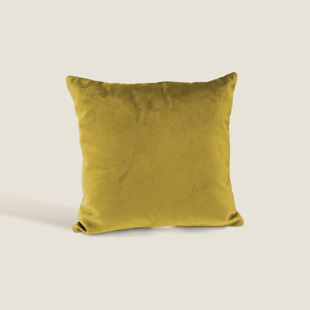 Velluto cuscini quadrati disponibile in diverse colorazioni in velluto impermeabile oro
