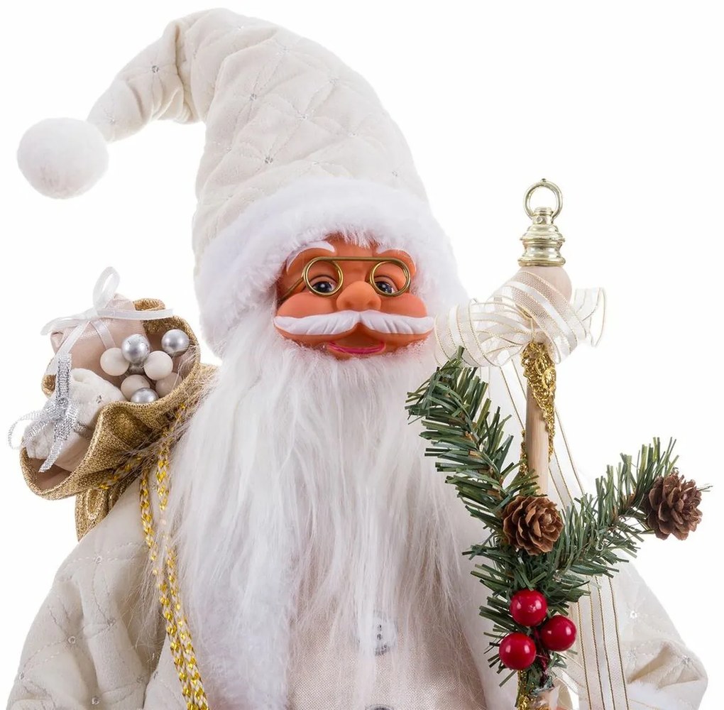 Babbo Natale Bianco 25 X 17 X 60 CM