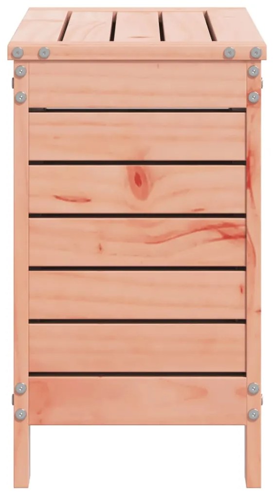 Poggiapiedi da giardino 62x31,5x52 cm legno massello di douglas