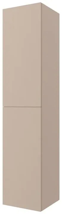 Colonna bagno sospesa 160 cm Melody cappuccino opaco con ante reversibili