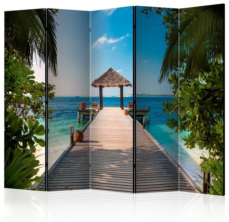 Paravento  Hawaiian dream II [Room Dividers]  Colore ---, Dimensioni e Misure 225x172