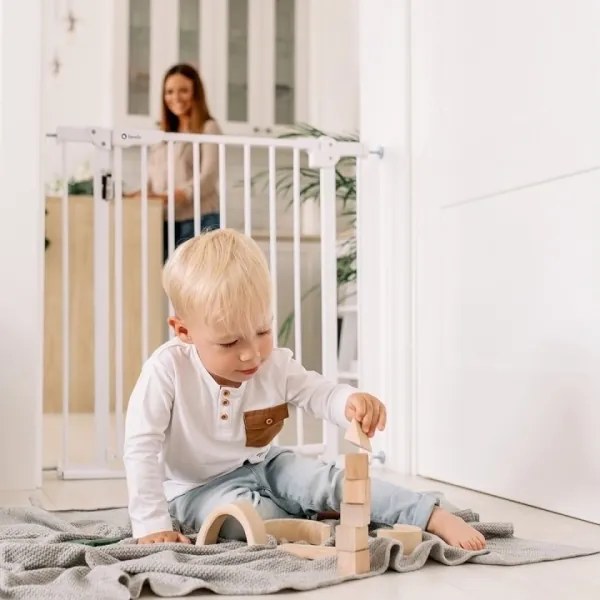 Lionelo - Barriera di sicurezza TRUUS SLIM LED 1xAAA bianca