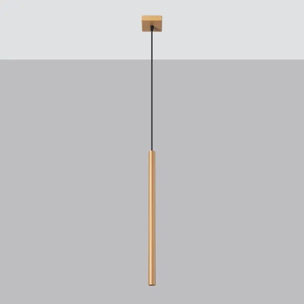 Sollux SL.1170 - Lampadario a sospensione con filo PASTELO 1xG9/8W/230V oro