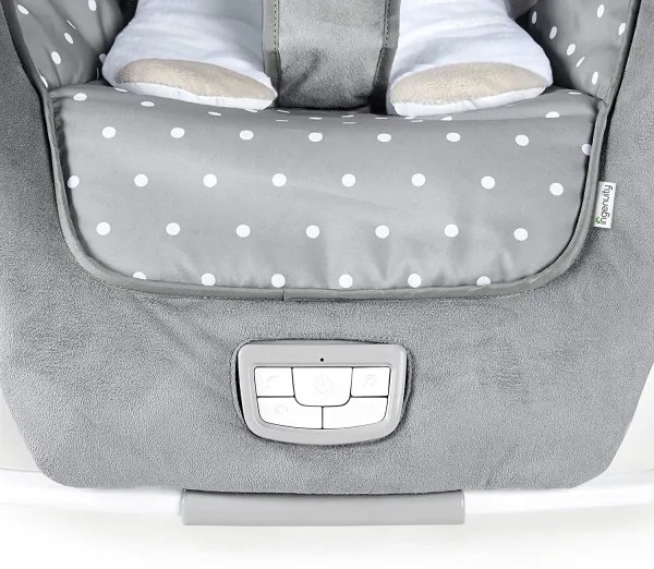 Ingenuity - Altalena per bambini con melodia CUDDLE LAMB 3xLR14