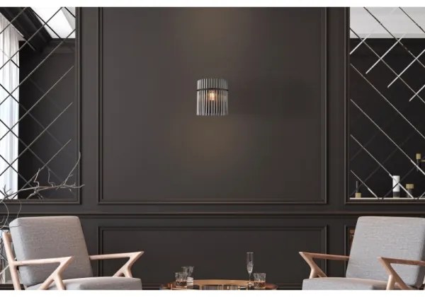 Globo 15698W - Applique GORLEY 1xE27/60W/230V nero