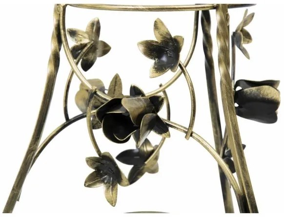 Portafiori 72x28 cm oro