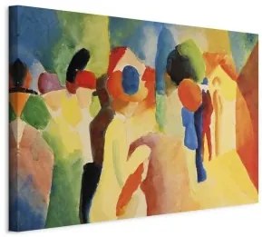Quadro - With a Yellow Jacket (August Macke) Standard 90x60