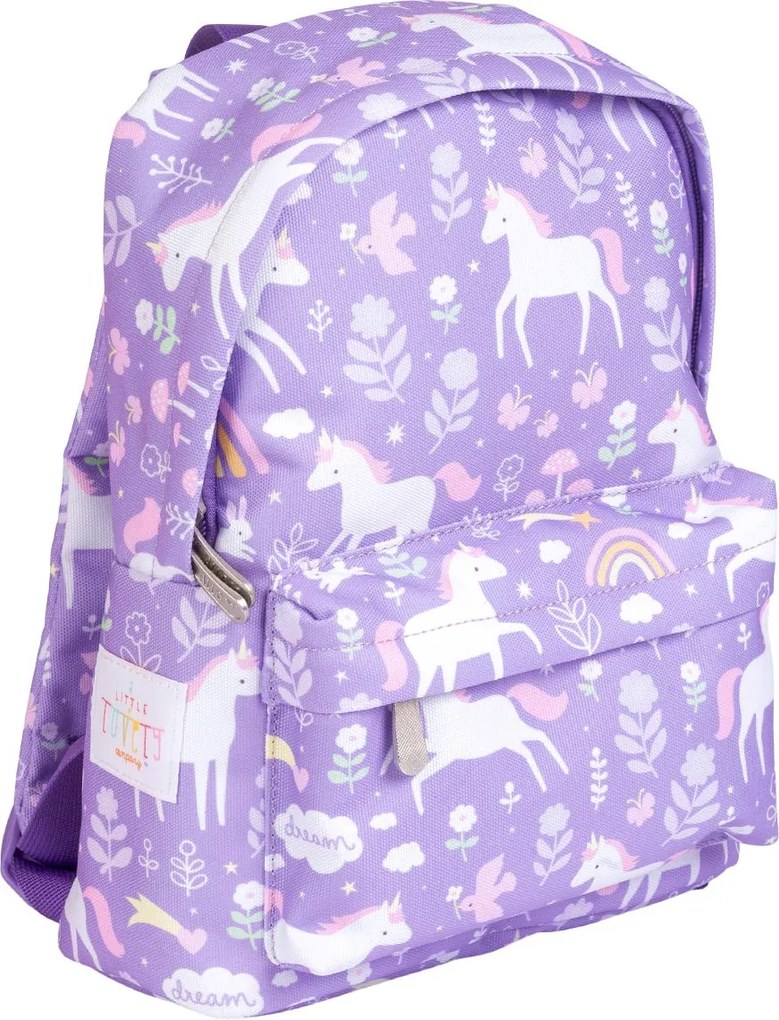 A Little Lovely Company - zainetto piccolo - unicorni e arcobaleno