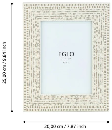 Eglo 423078 - Portafotografie KEMAYAN 13x18 cm color crema