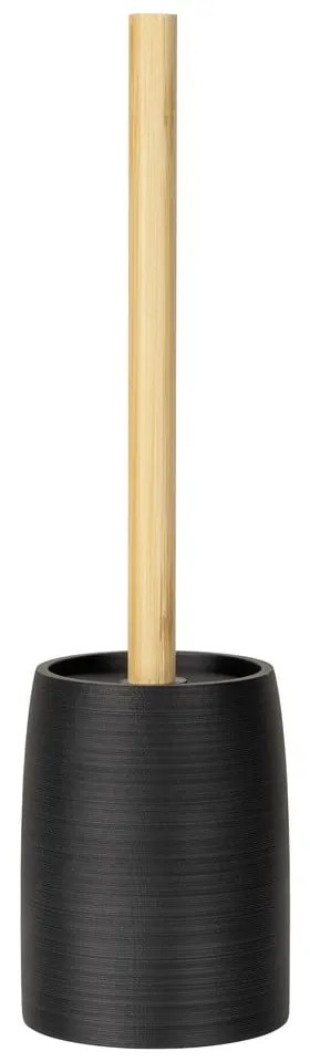 Scopino WC nero opaco in poliresina Altavalle – Wenko