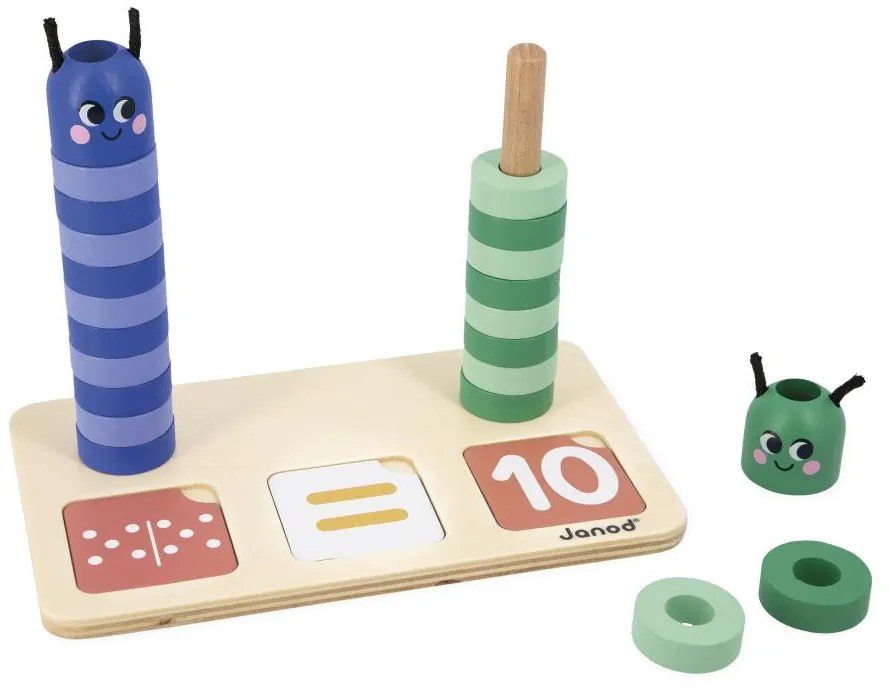 Gioco educativo per bambini - Composizione e confronto di quantità - Giardino