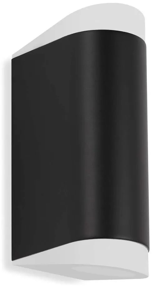 Telefunken 314905TF - Applique a LED da esterno 2xGU10/5W/230V IP44 nero