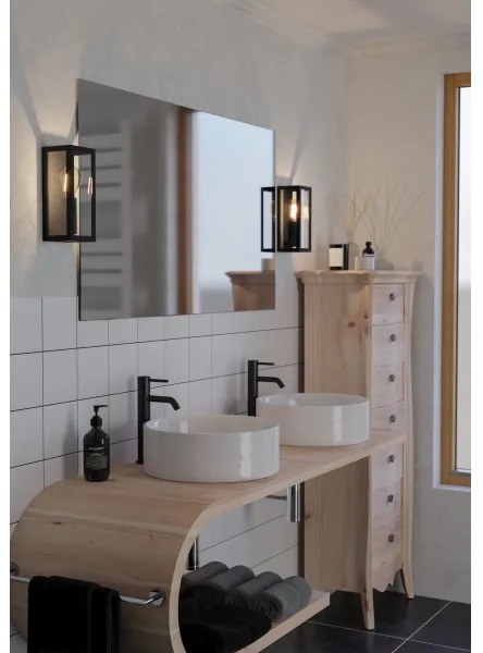 Eglo 99123 - Applique bagno AMEZOLA 1xE27/60W/230V IP44