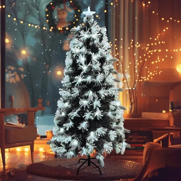 Aigostar - LED Albero di Natale da esterno 85xLED/3,6W/230V/8 funzioni  90cm IP44 bianco freddo