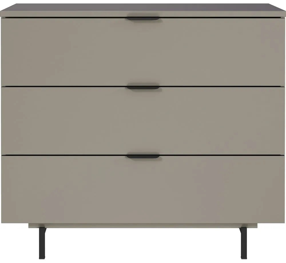 Cassettiera per bambini grigia 105x92x54 cm Tomino – Germania