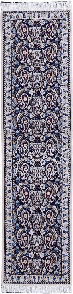 Nain Tappeto 50 x 200 (Iran) Annodato A Mano