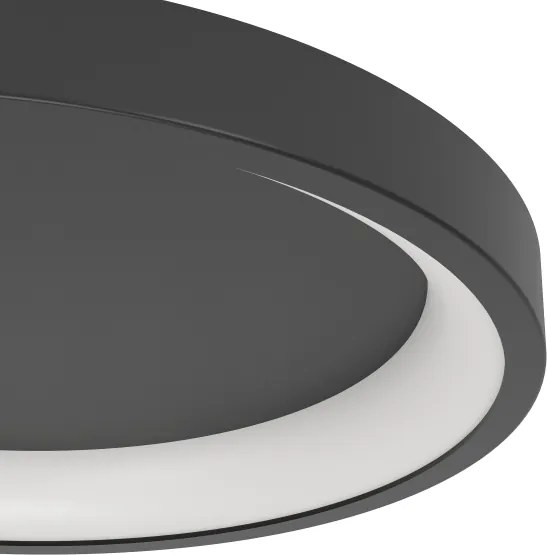 Eglo 901909 - Plafoniera LED RGBW dimmerabile LORETELLO-Z LED/19,6 W/230 V Ø35 cm nero