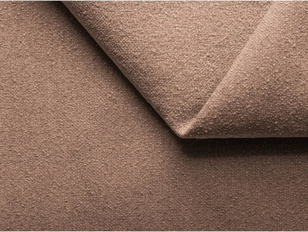 Letto matrimoniale imbottito rosa chiaro con contenitore con griglia 140x200 cm Kiana - Makamii