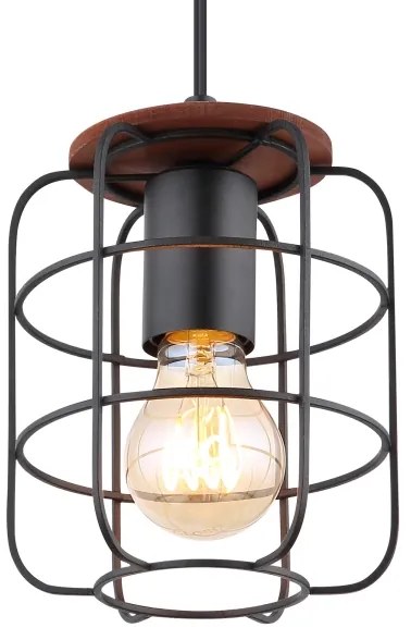 Globo 54037H - Lampadario su filo WILLA 1xE27/40W/230V