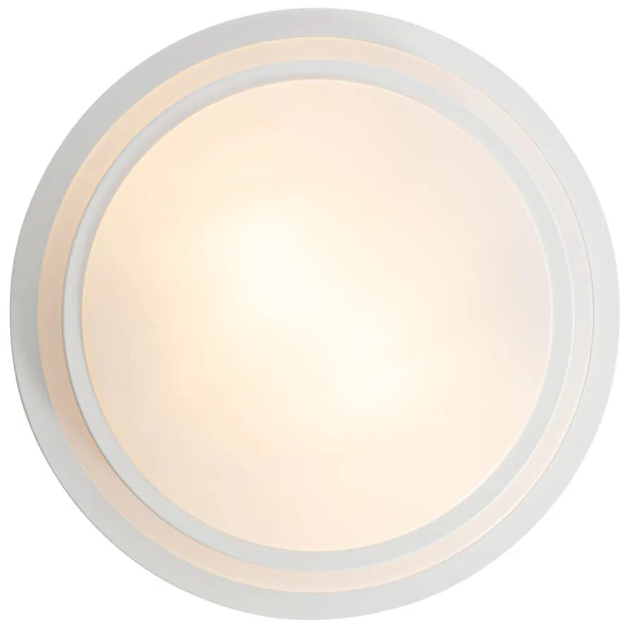 Plafoniera moderna bianca 35 cm IP44 - Walden