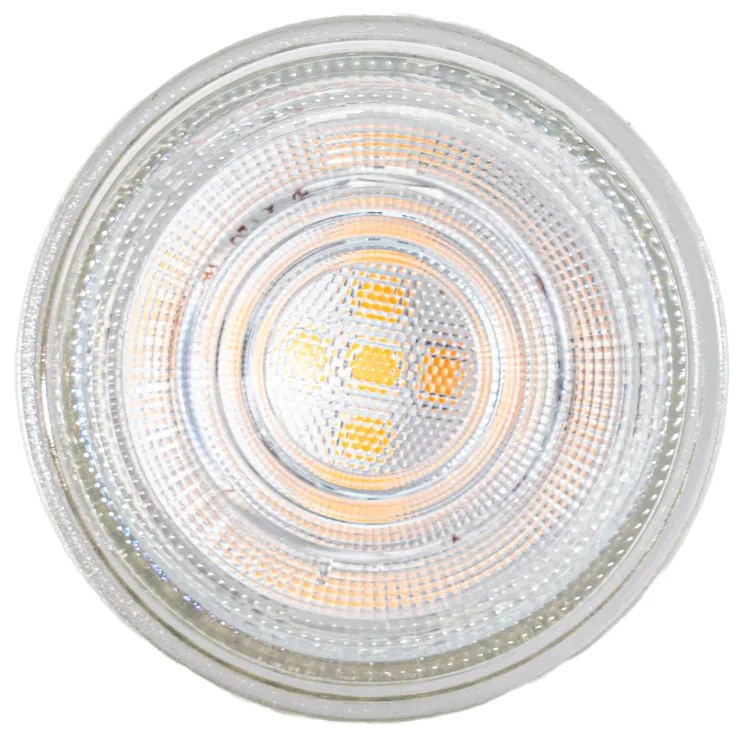 Set van 5 GU10 50mm LED lampen helder 3W 200 lm 2200K