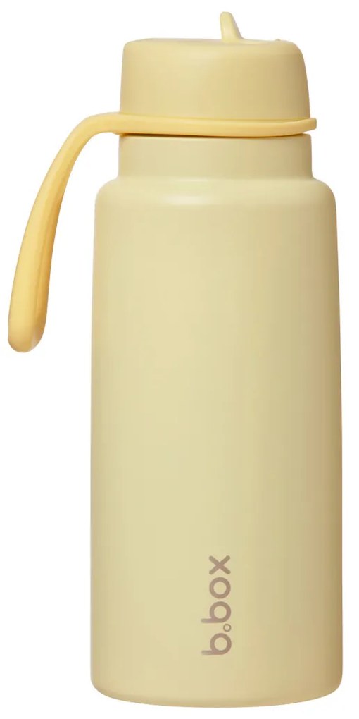 Bottiglia termica in acciaio inox con cannuccia 1l - lemon twist
