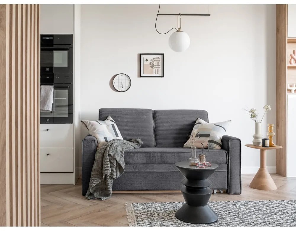 Divano letto grigio 168 cm Lucky Lucy - Miuform