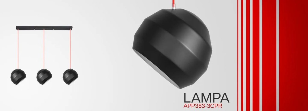 Lampada Da Soffitto Pensile Triangolare APP383-3CPR