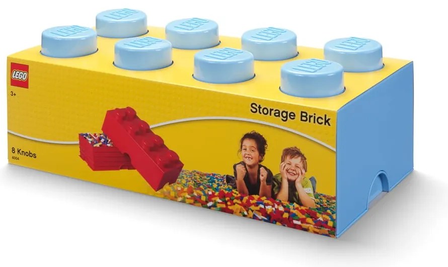 Scatola portaoggetti azzurra - LEGO®
