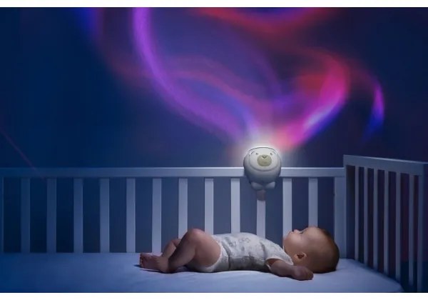 Chicco - Proiettore per bambini 2in1 POLAR BEAR 3xAA beige