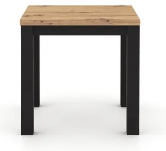 Tavolo da pranzo allungabile ZARO rovere artisan/nero