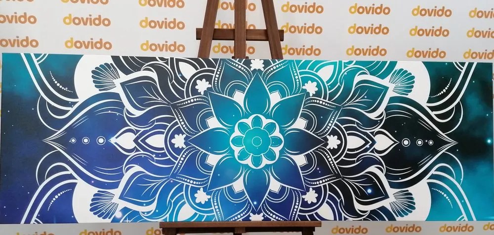Stampa su tela – Mandala moderna con motivo orientale