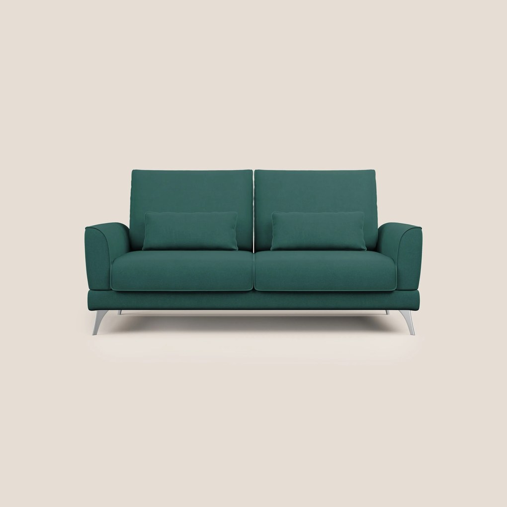 Tommy Divano relax con schienali traslanti in microfibra smacchiabile T11 petrolio