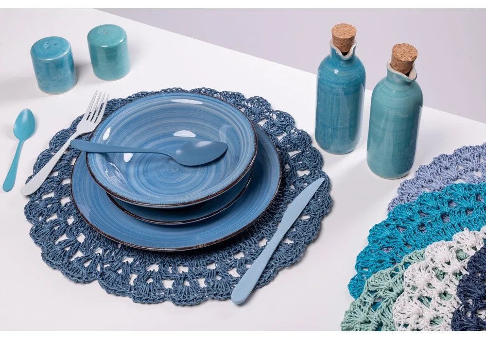 Tovaglietta di carta 6 pz ø 38 cm Uncinetto - VDE Tivoli 1996