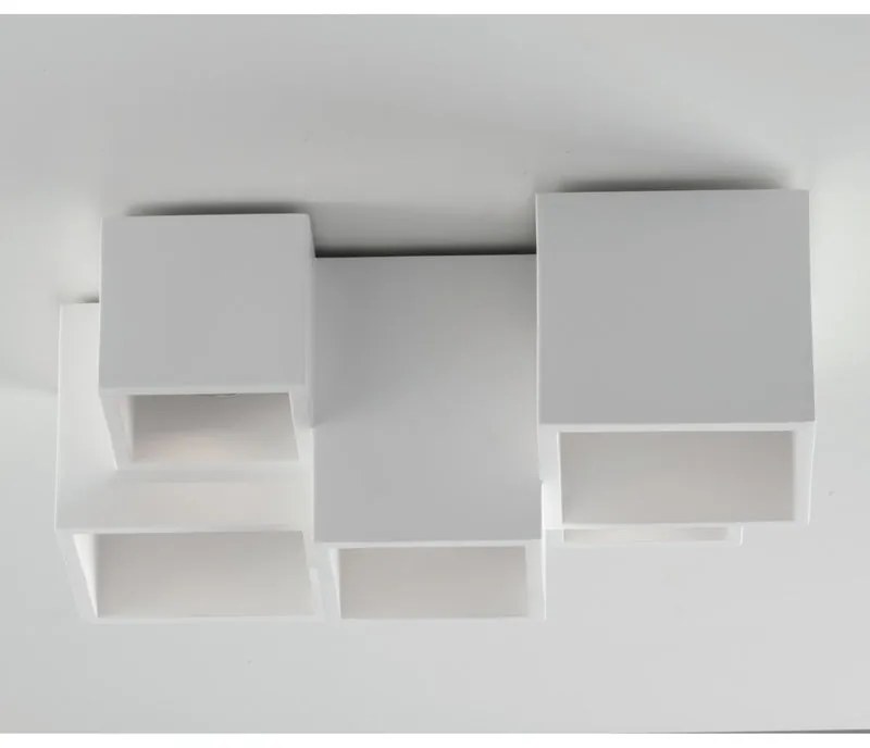 Plafoniera design Foster 5 x GU10 bianco 37 cm INSPIRE