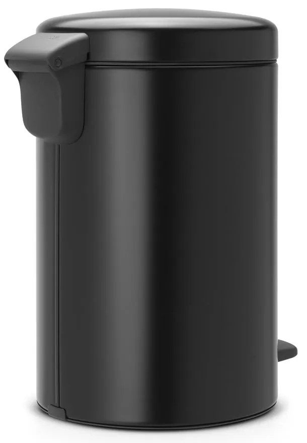 Bidone in acciaio nero opaco 12 l NewIcon - Brabantia