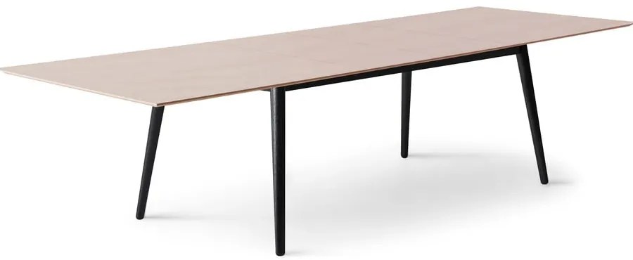 Tavolo da pranzo pieghevole con piano in rovere decorato in nero e naturale 90x165 cm Meza - Hammel Furniture